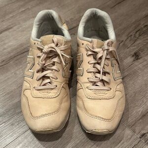 New Balance Light Tan Athletic Shoes